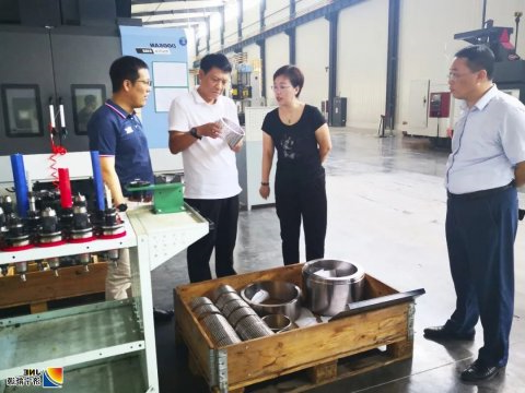 张广宇到济宁能源精密制造产业园调研指导工作