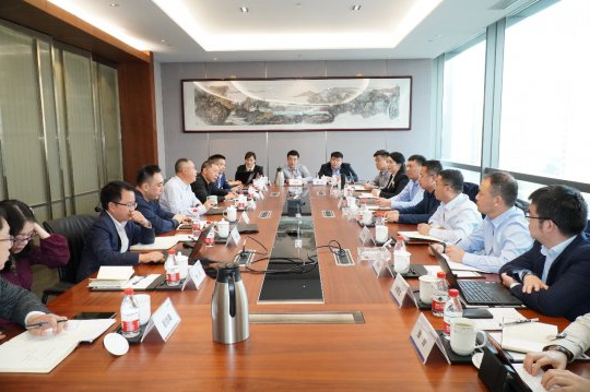 张广宇带队到上海与重点企业签约合作