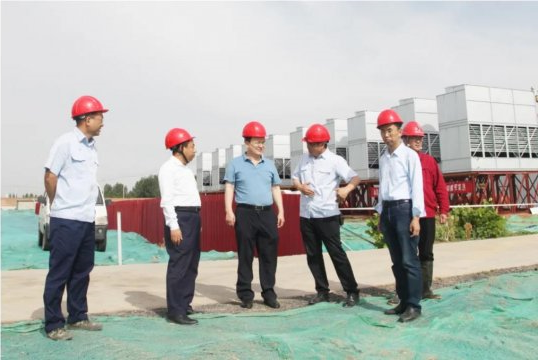 马金平到阳城2号井筹建处检查指导工作