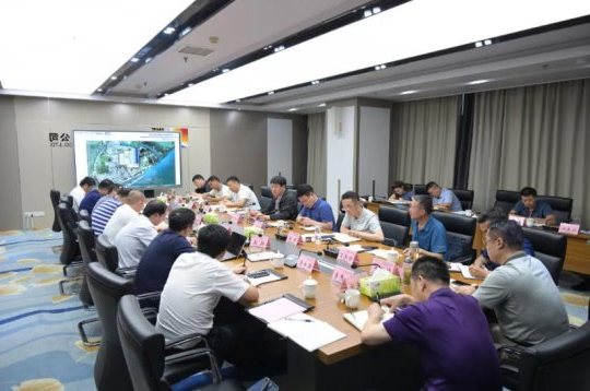 张胜明听取济宁港航新能源船舶修造基地项目可研报告