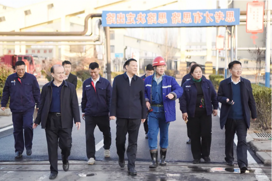 张广宇带队到金桥煤矿、民生热能调研指导工作