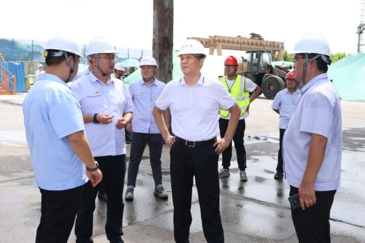 张广宇到顺达港调研指导工作